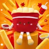 Creative red French fries doll pillow, cartoon cute children's toy, casual decorative item, excellent gift Specification image